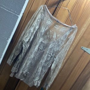 New with tag inc see through shirt with sewed in cami